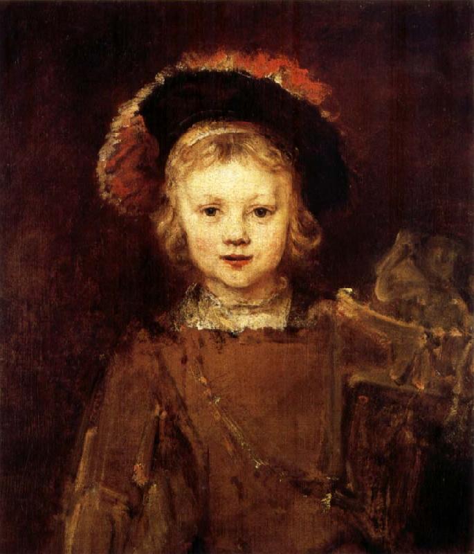 REMBRANDT Harmenszoon van Rijn Young Boy in Fancy Dress France oil painting art